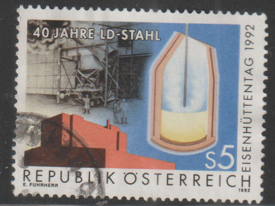 AUSTRIA 1992 Ironworks Day UNH SG 2295