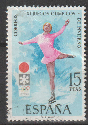 SPAIN 1972 Winter Olympic Games - Sapporo, Japan UNH SG 2133