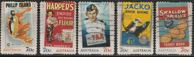 AUSTRALIA 2014 Nostalgic Advertisements ULH SG 4221--5