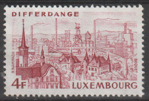 LUXEMBOURG THEMATIC ARCHITECHTURE MINT NO GUM