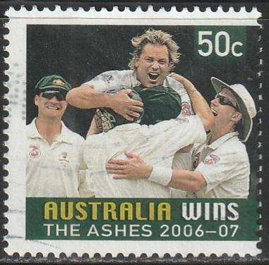 AUSTRALIA 2007 Australia Wins the Ashes 2006-2007 UNH SG 2736