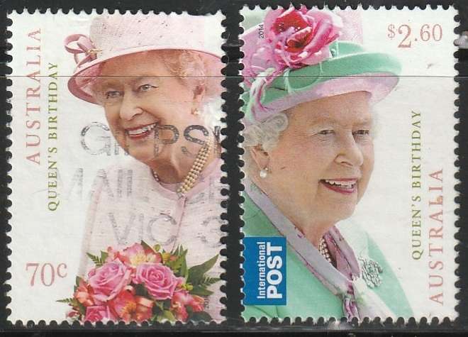 AUSTRALIA 2014 The 88th Anniversary of the Birth of Queen Elizabeth II ULH SG 4141/2