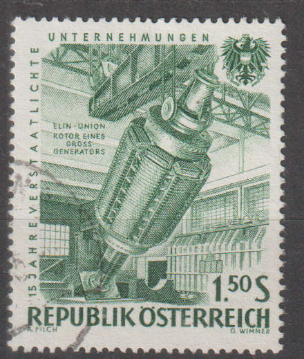 AUSTRIA 1961 The 15th Anniversary of Nationalised Industry ULH SG 1371