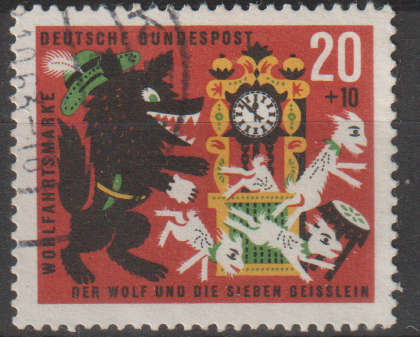 GERMANY 1963 Charity Stamps - Fairy Tales ULH SG 1324
