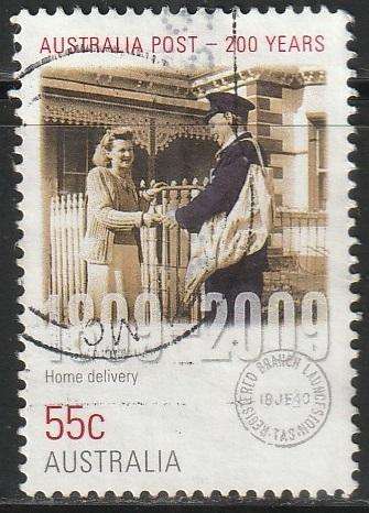 AUSTRALIA 2009 The 200th Anniversary of the Australian Post UNH SG 3163