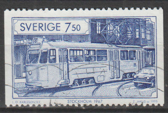 SWEDEN 1995 Trams ULH SG 1817