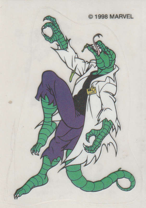 SPUR COLLECTABLE SPIDER MAN POSTER STICKER #21