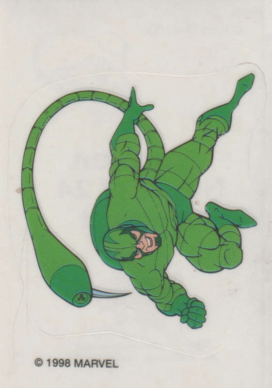 SPUR COLLECTABLE SPIDER MAN POSTER STICKER #22