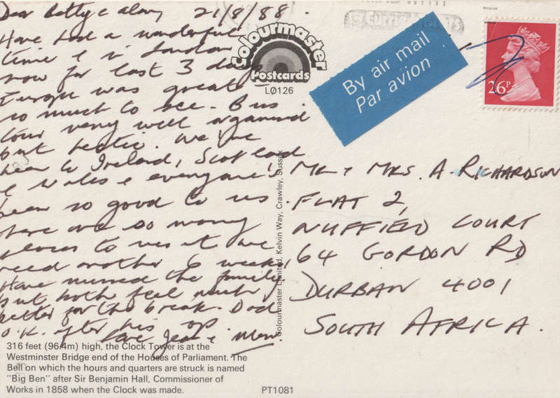 USED POST CARD