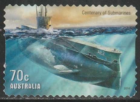 AUSTRALIA 2014 The 100th Anniversary of Military Aviation and Submarines ULH SG 4214