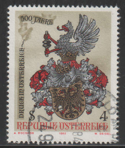 AUSTRIA 1982 The 500th Anniversary of Printing in Austria UNH SG 1928