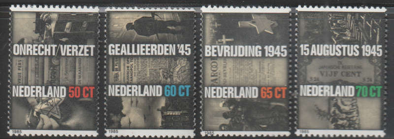 NETHERLANDS 1985 The 40th Anniversary of the Liberation UMM SG 1461-4