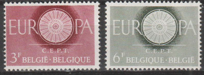 BELGIUM 1960 EUROPA Stamps MM SG 1746/7
