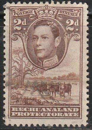 BECHUANALAND 1938 -1944 King George VI and Landscape ULH SG 121