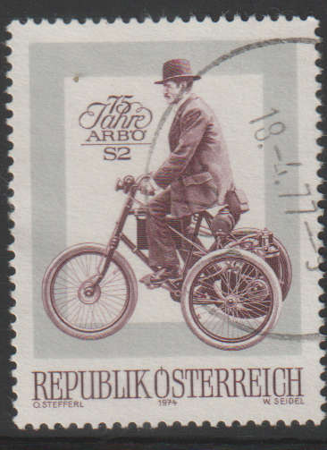 AUSTRIA 1974 The 75th Anniversary of ARBÖ UNH SG 1704