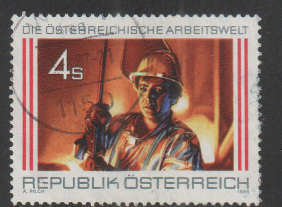 AUSTRIA 1986 Austrian Working Environment UNH SG 2115