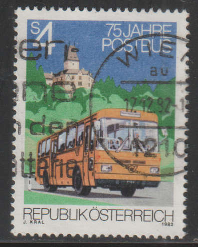 AUSTRIA 1982 The 75th Anniversary of Postal Bus Services UNH SG 1939