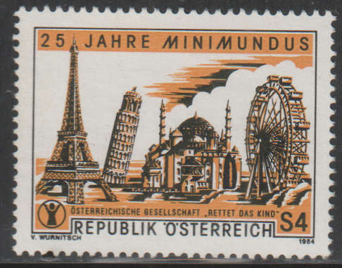 AUSTRIA 1984 The 25th Anniversary of Minimundus UNH SG 2025