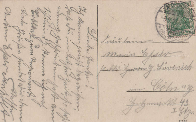 EARLY USED POST CARD GERMANY EMPIRE