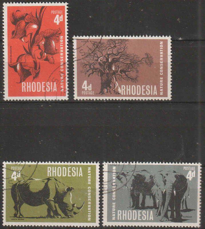 RHODESIA 1967 Nature Conservation UNH