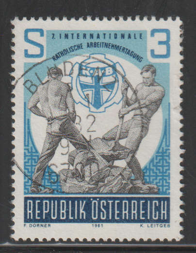 AUSTRIA 1981 The 7th International Conference of Catholic Employees UNH SG 1916