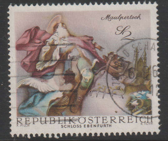 AUSTRIA 1968 Baroque Frescoes UNH SG 1540