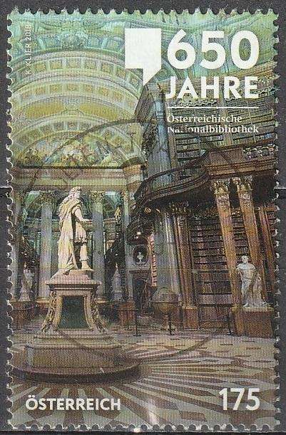AUSTRIA 2018 The 650th Anniversary of the Austrian National Library VFU SG 3503