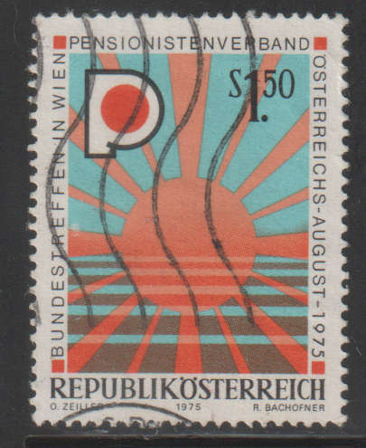 AUSTRIA 1975 National Assembly of the Austrian Association of Retirees UNH SG 1739