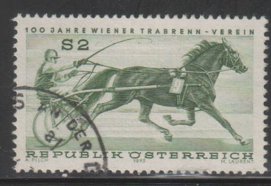 AUSTRIA 1973 The 100th Anniversary of the Vienna Trotting Association UNH SG 1671