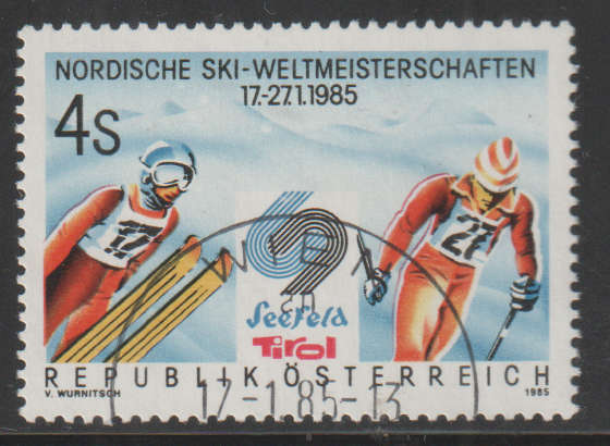 AUSTRIA 1985 World Nordic Skiing Championship UNH SG 2041
