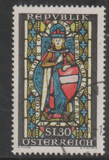 AUSTRIA 1967 St. Leopold Margrave of Austria UNH SG 1512