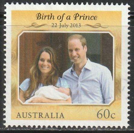 AUSTRALIA 2013 Birth of a Prince ULH SG 4027