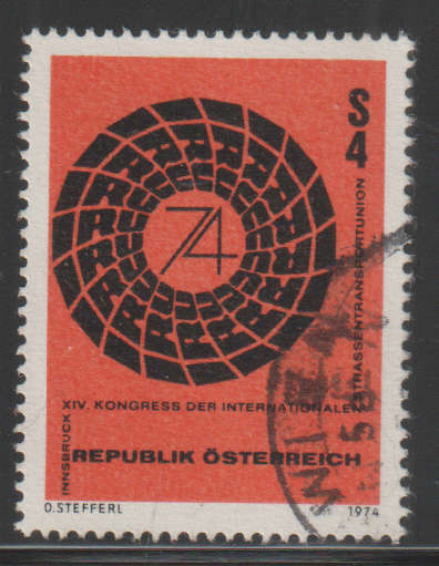AUSTRIA 1974 The 14th Convention of the International Road Transit Union UNH SG 1706