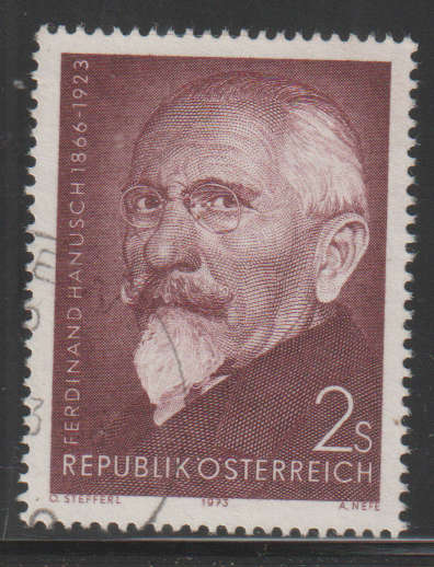 AUSTRIA 1973 The 50th Anniversary of the Death of Ferdinand Hanusch UNH SG 1670
