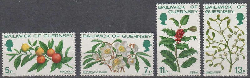 GUERNSEY  1978 Christmas Stamps UMM SG 173-6
