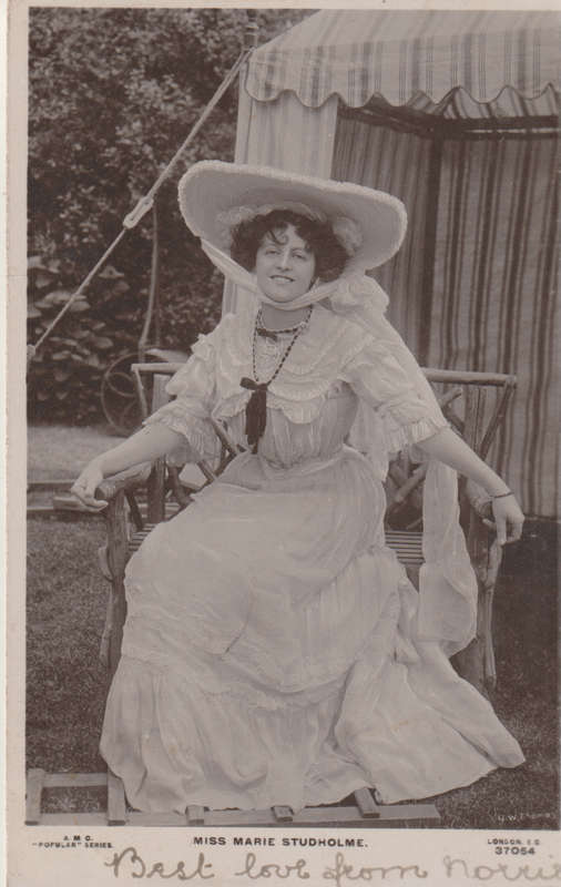 VINTAGE USED POST CARD NATAL 1907