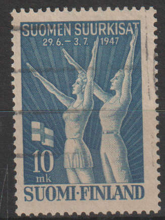 FINLAND 1947 Week of sports in Helsinki ULH SG 450