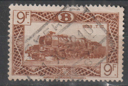 THEMATIC RAIL PARCEL STAMPS BELGIUM ULH