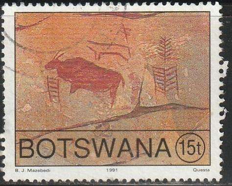 BOTSWANA 1991 Rock Paintings ULH SG 710