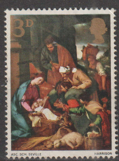 GB 1967 Christmas Stamps ULH SG 756