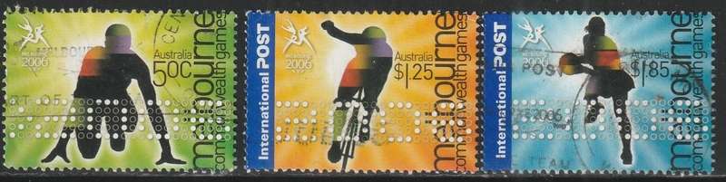 AUSTRALIA 2006 Melbourne 2006 Commonwealth Games UNH SG 2596-8
