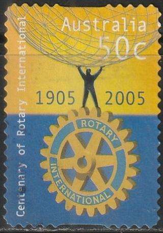 AUSTRALIA 2005 The 100th Anniversary of the Rotary International ULH SG 2517