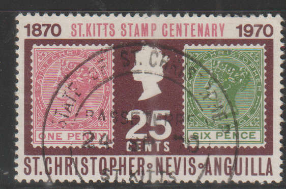 THEMATIC STAMPS ON STAMPS ST CHRISTOPHER NEVIS ANGUILLA ULH