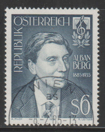 AUSTRIA 1985 The 100th Anniversary of Alban Berg UNH SG 2043