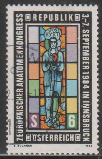 AUSTRIA 1984 The 7th European Anatomy Congress UNH SG 2032