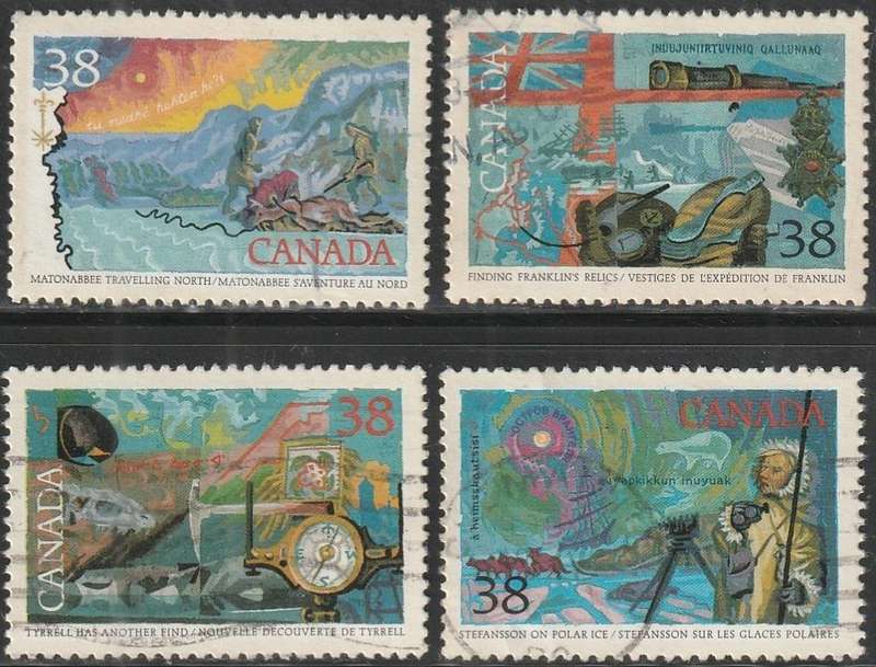 CANADA 1989 Exploration of Canada - Explorers of the North ULH SG 1319-22