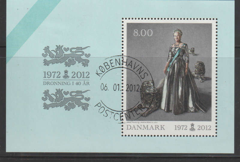 DENMARK 2012 The 40th Anniversary of the Coronation of Queen Margrethe II ULH SG 1672A