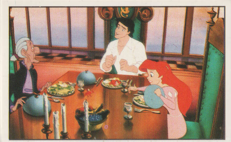PANINI COLLECTABLE STICKERS THE LITTLE MERMAID #154