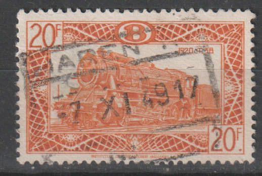 THEMATIC RAIL PARCEL STAMPS BELGIUM ULH