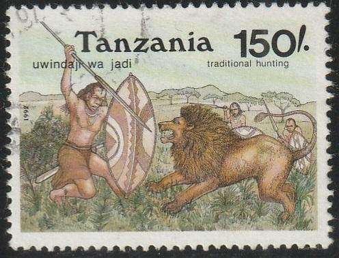 TANZANIA 1992 Traditional Hunting Methods VFU SG 1402